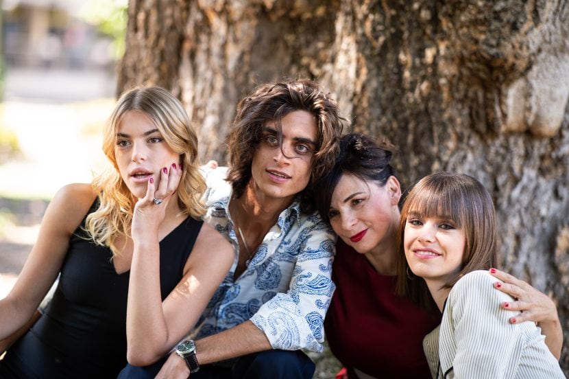 Margherita Morellini, Leonardo Giuliani, Annarita Zambrano e Ludovica Rubino al Festival di Locarno.