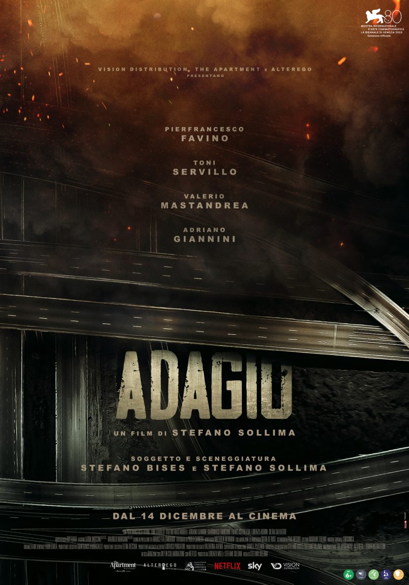 Il teaser poster del film Adagio.