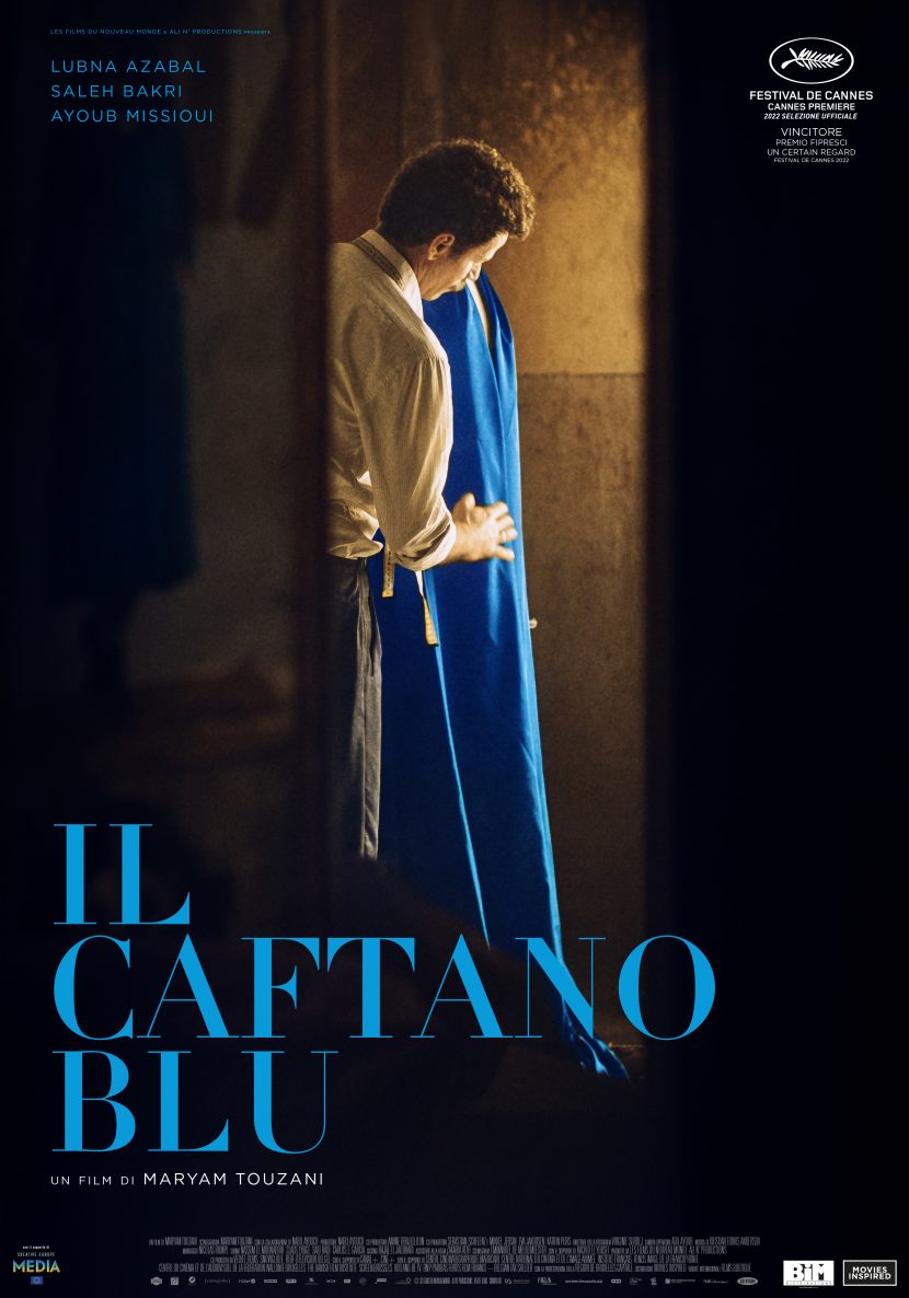 Il poster del film Il caftano blu.