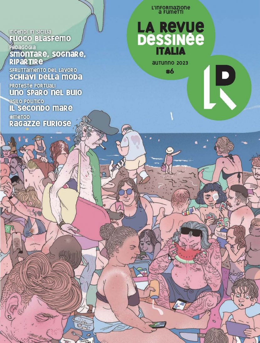 La cover di La Revue Dessinée Italia #6 - Autunno 2023.