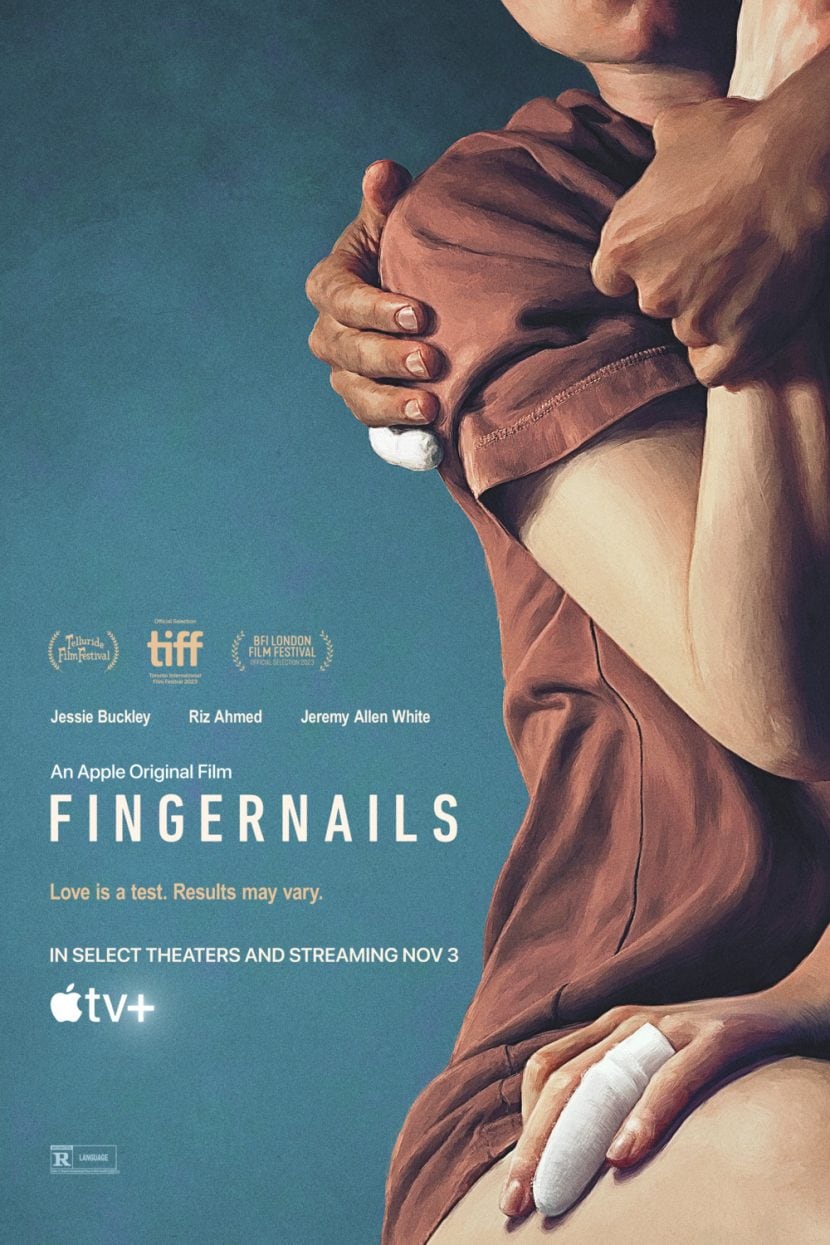 Il poster originale del film Apple Tv+ Fingernails - Diagnosi d'amore.