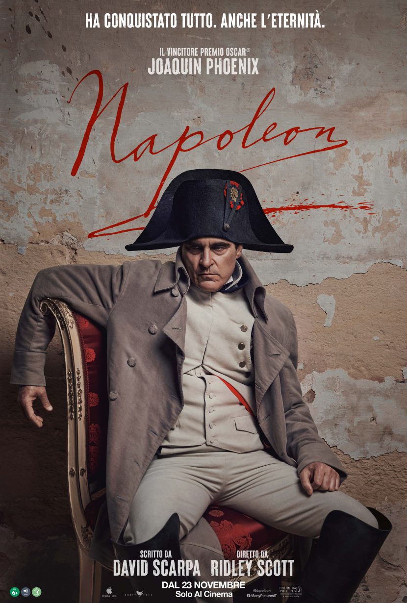 Il poster italiano del film Napoleon.