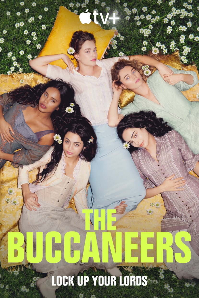 Il poster originale della serie tv The Buccaneers.