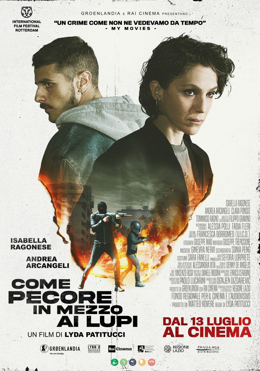 Il poster del film Come pecore in mezzo ai lupi.