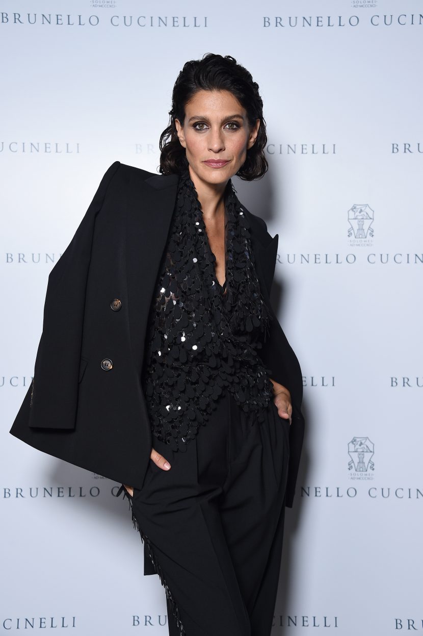 Giulia Bevilacqua alla Milano Fashion Week 2023.