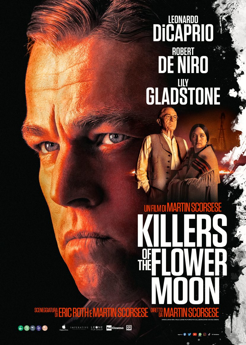 Il poster del film Killers of the Flower Moon.