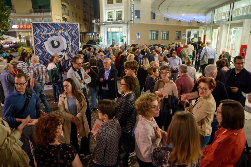 Il pubblico delle Giornate del Cinema Muto di Pordenone.