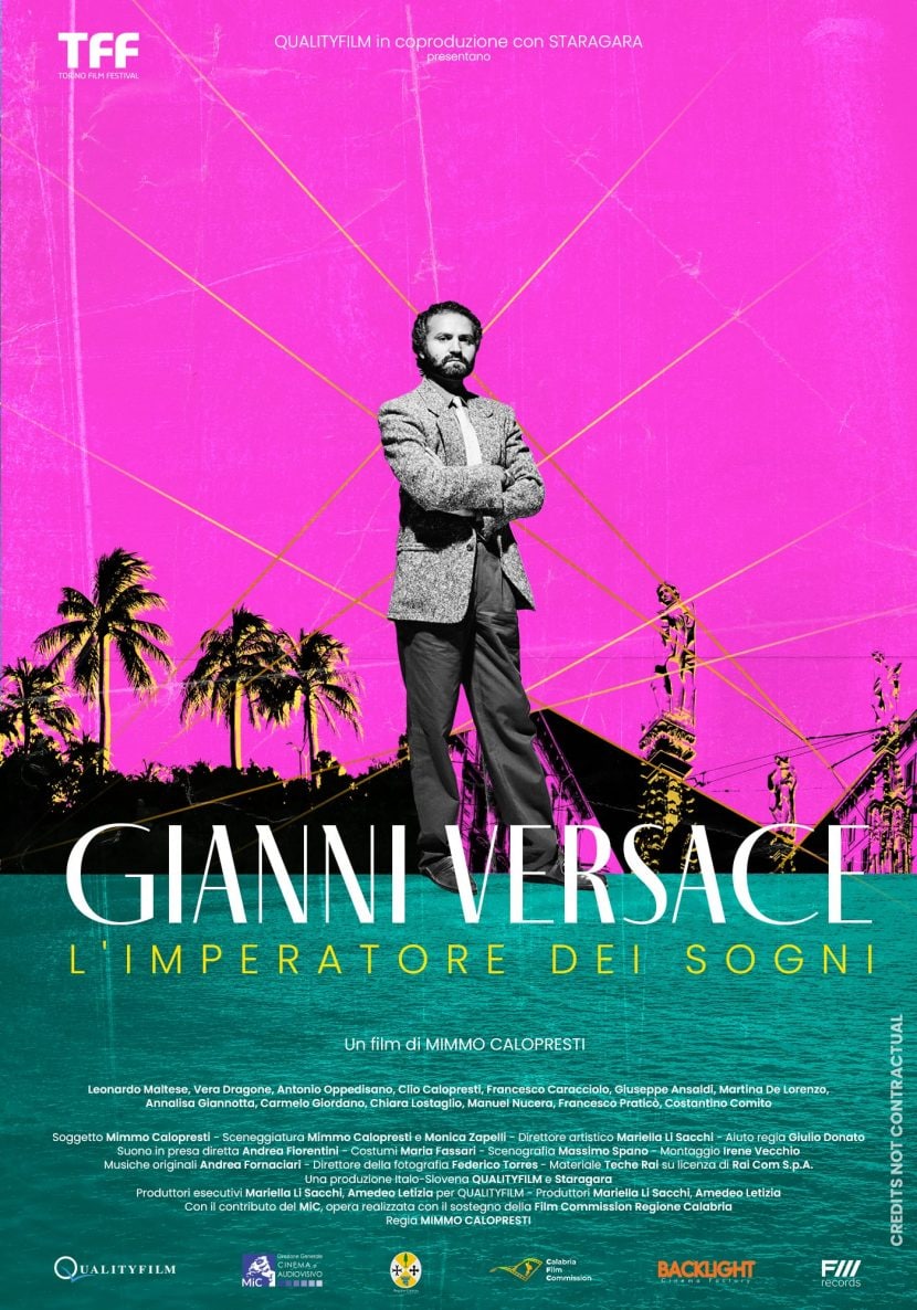 Il poster del film Gianni Versace, l'imperatore dei sogni.