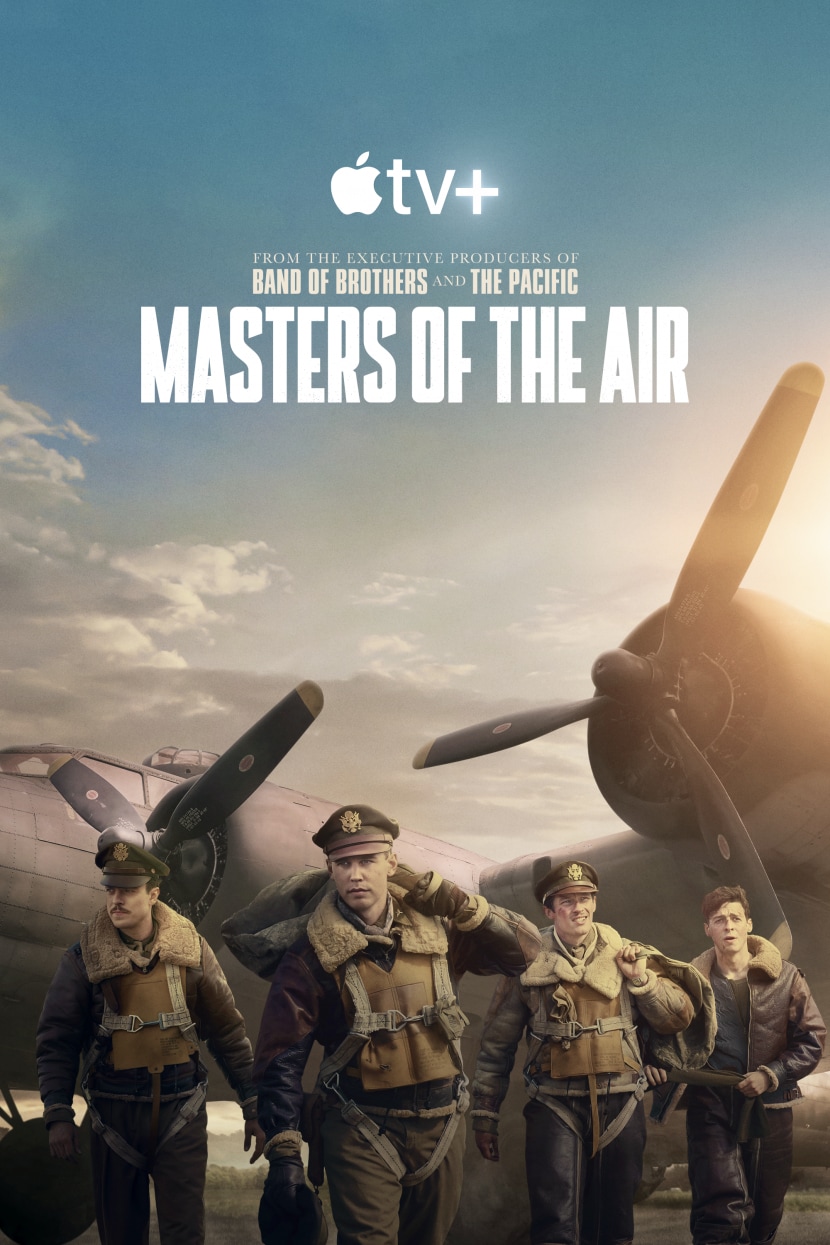 Il poster della serie tv Apple Tv+ Masters of the Air.