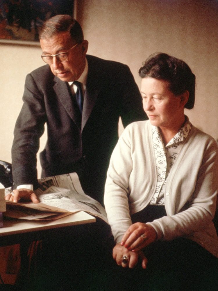 Simone de Beauvoir e Jean Paul Sartre