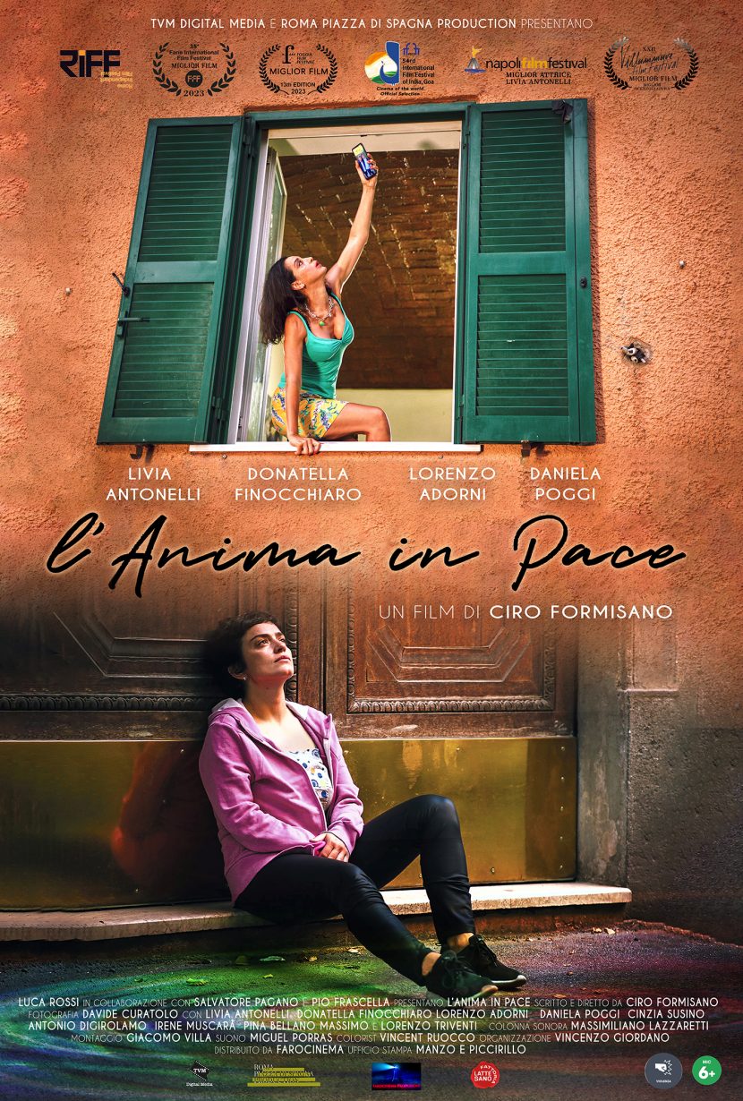 Il poster del film L'anima in pace.