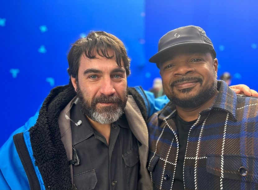 Stefano Skalkotos e F. Gary Gray, il regista del film Netflix Lift.