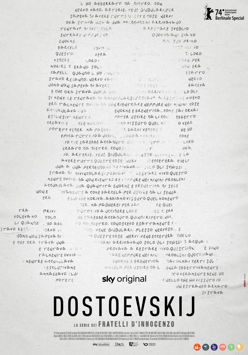 Il poster della serie tv Sky Dostoevskij.