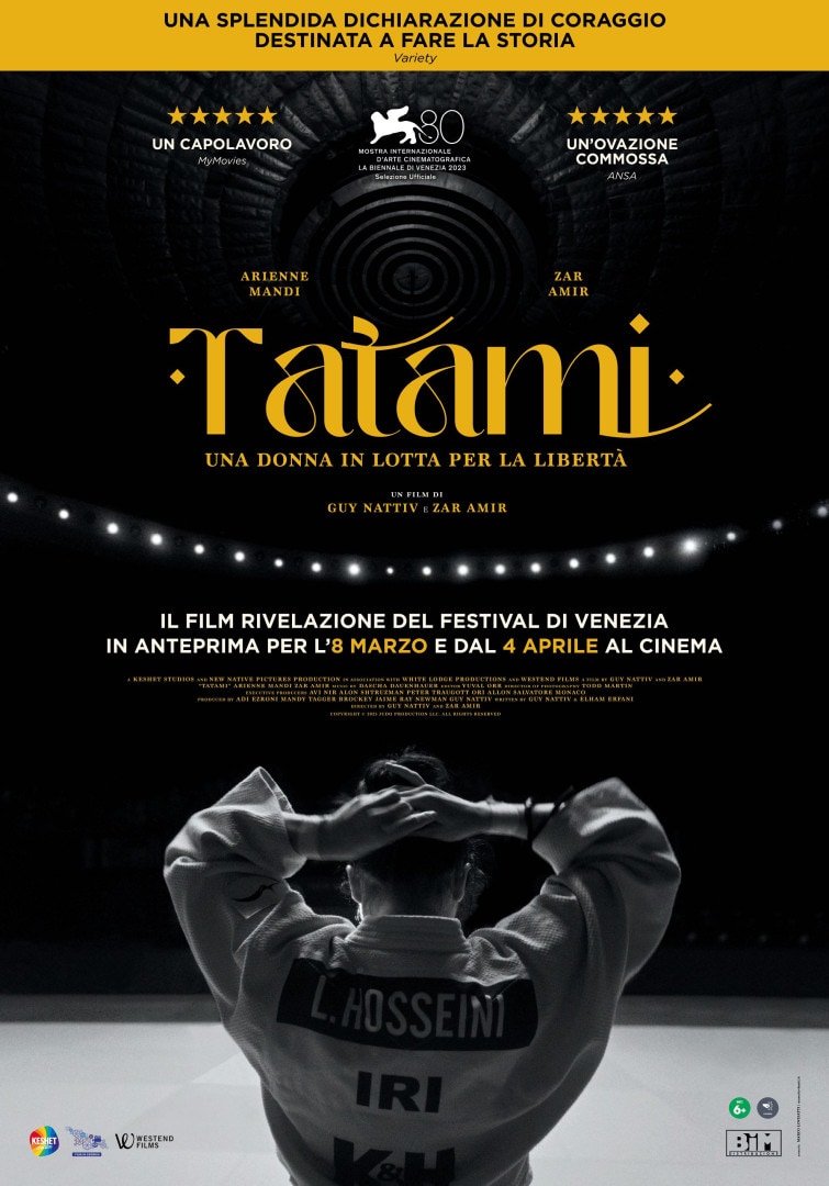 Il poster italiano del film Tatami.