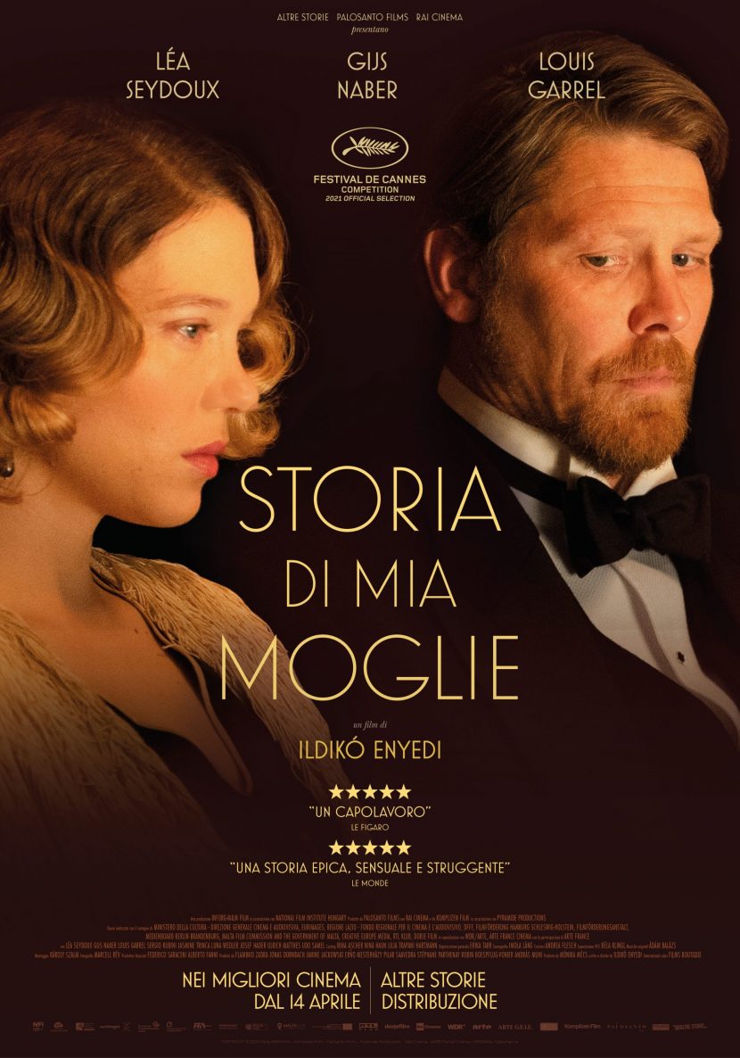 Il poster italiano del film Storia di mia moglie.