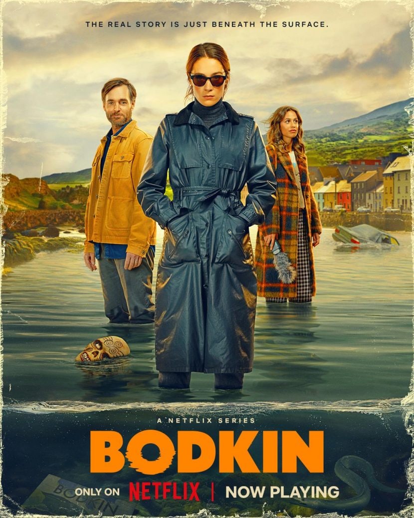 Il poster della serie tv Netflix Bodkin.