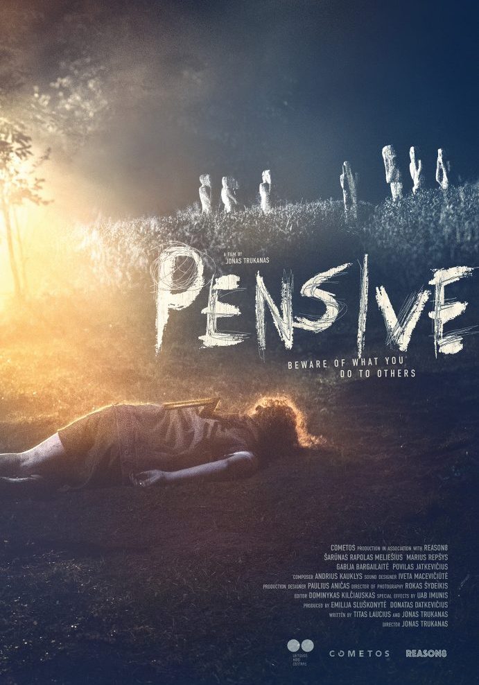 Il poster del film di Rai 4 Pensive.