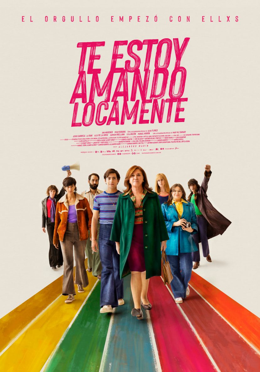 Il poster del film Te Estoy Amando Locamente.