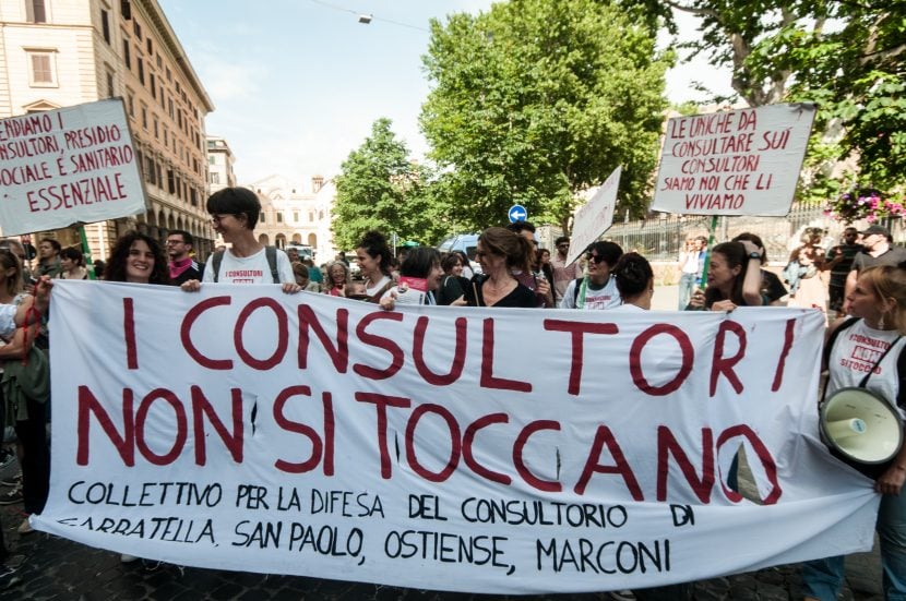 "Sul mio corpo decido io", la manifestazione organizzata a Roma lo scorso 25 maggio da Non una di me