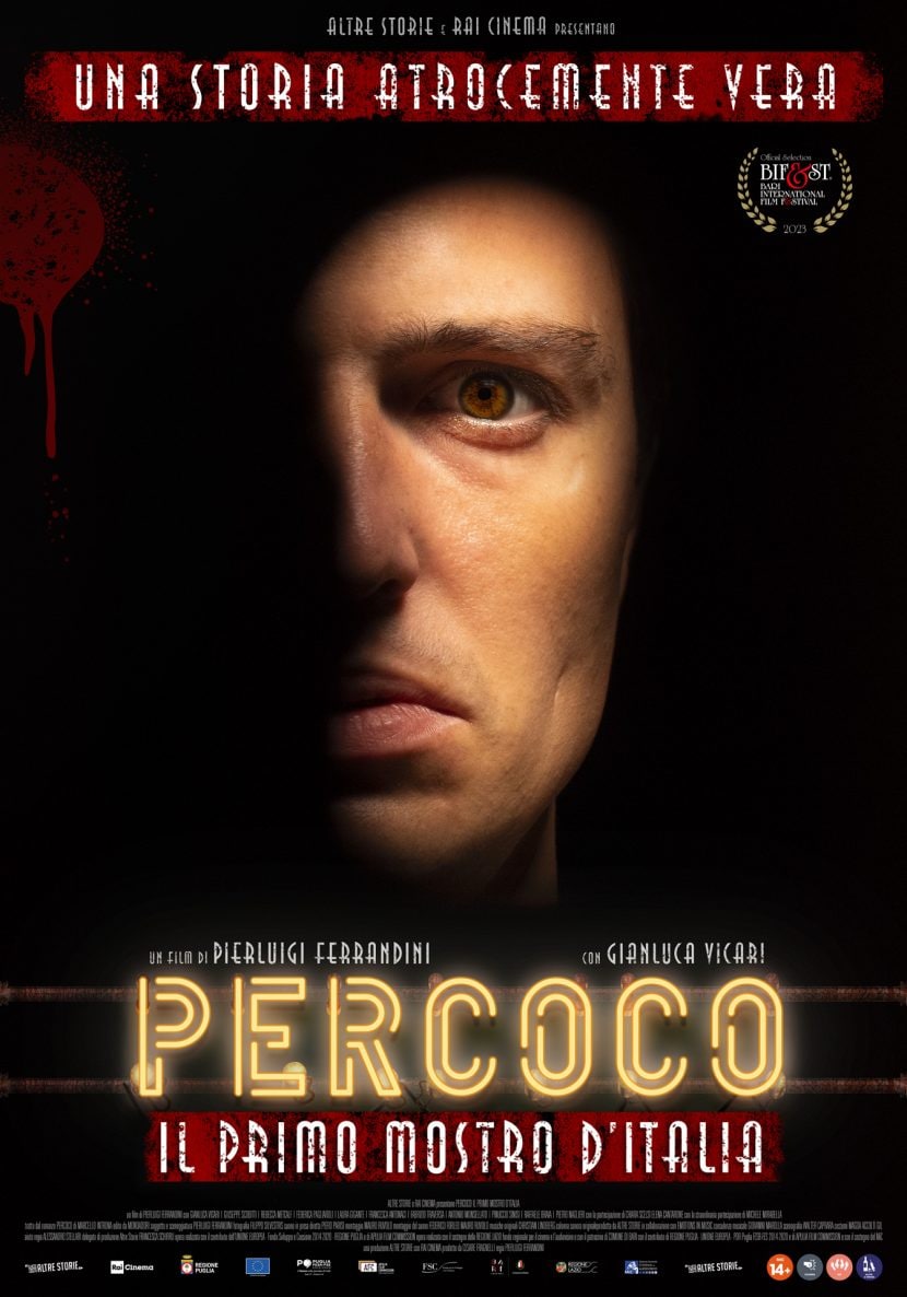 Il poster del film Percoco - Il primo mostro d'Italia.