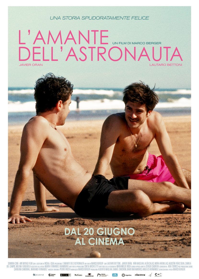 Il poster italiano del film L'amante dell'astronauta.