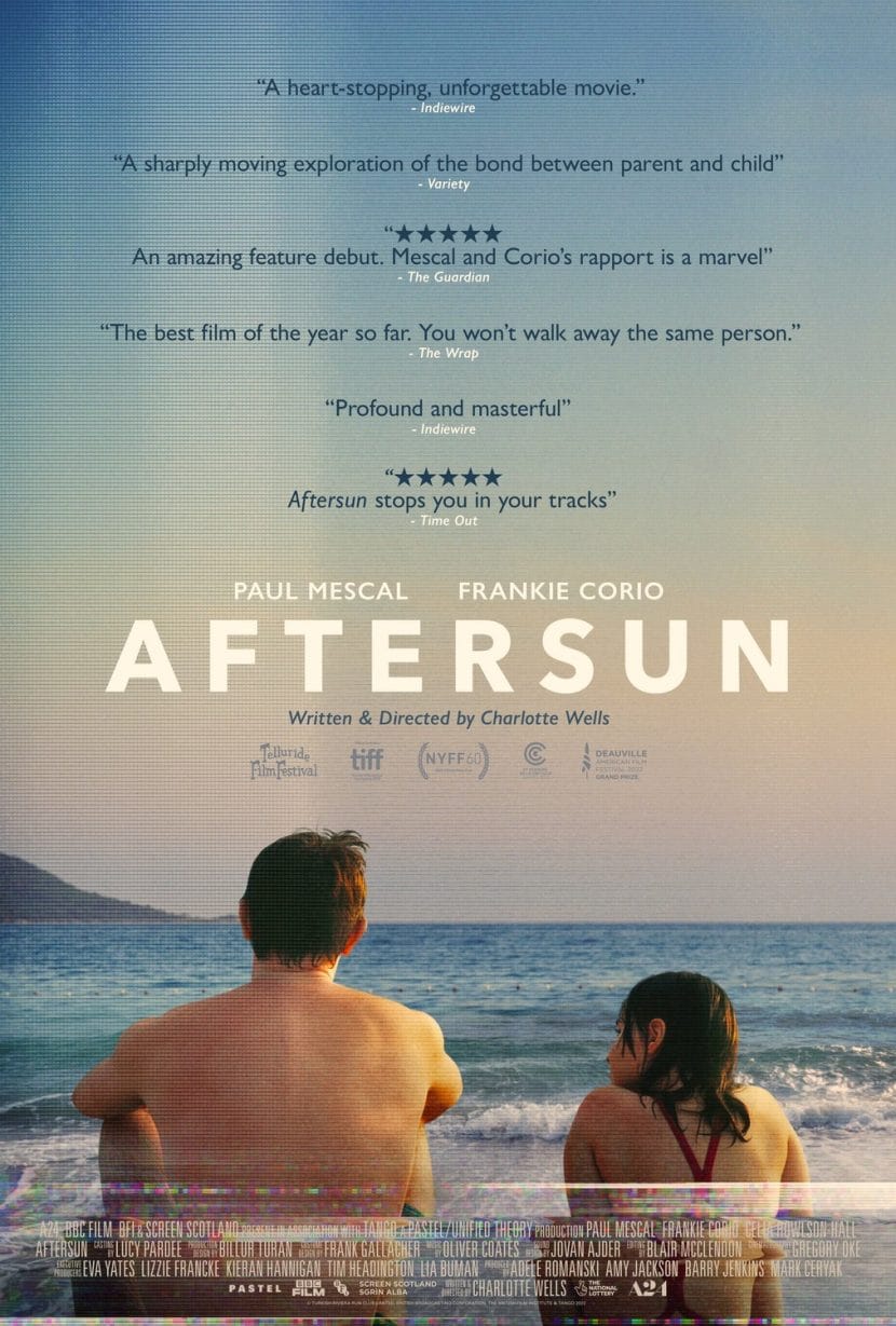 Il poster originale del film Cielo Aftersun.