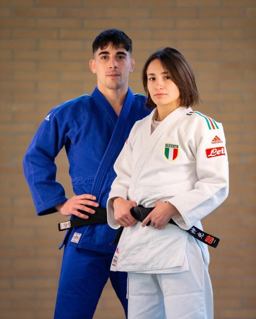 Susy Scutto e il judoka Elios Manzi.