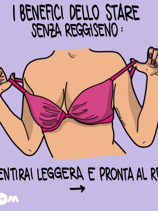 Tutti i benefici del togliere il reggiseno