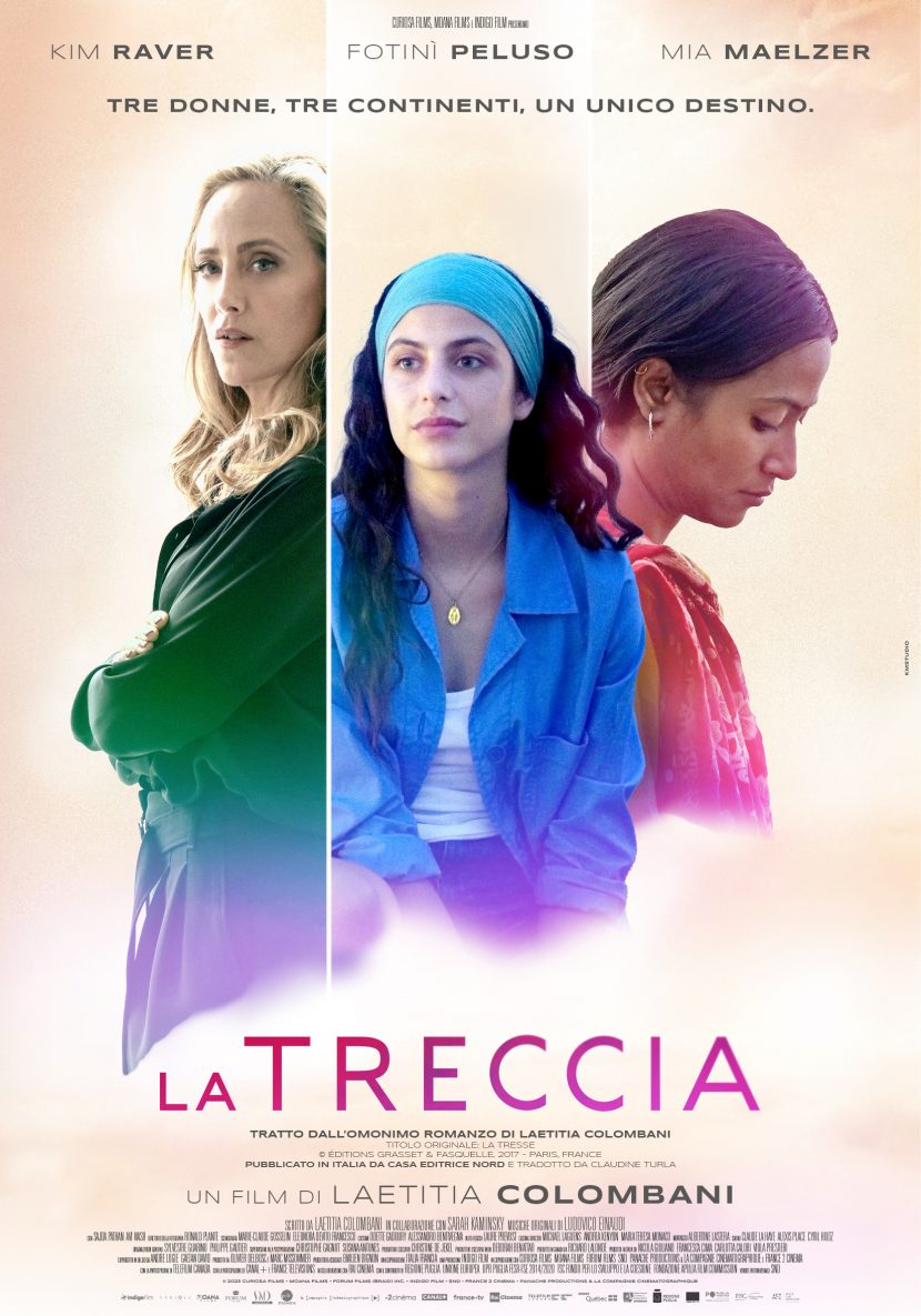 Il poster italiano del film La treccia.