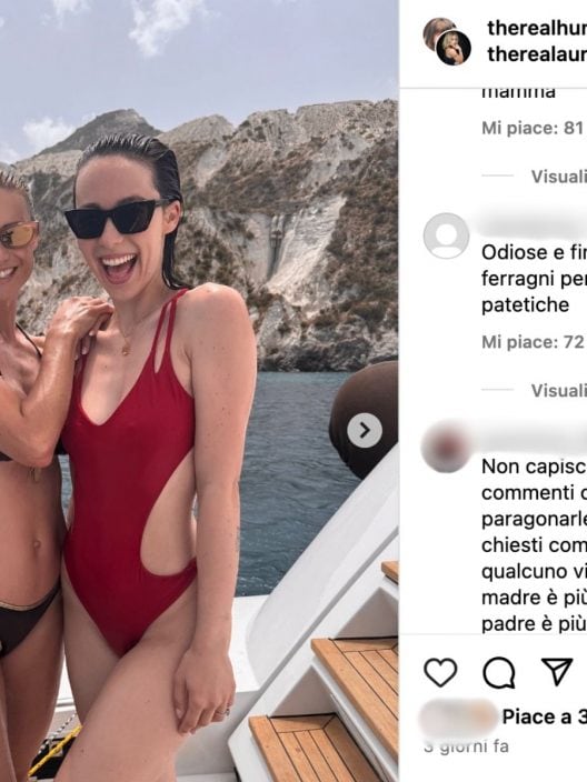 Aurora Ramazzotti criticata sui social: “Meglio la madre della figlia”