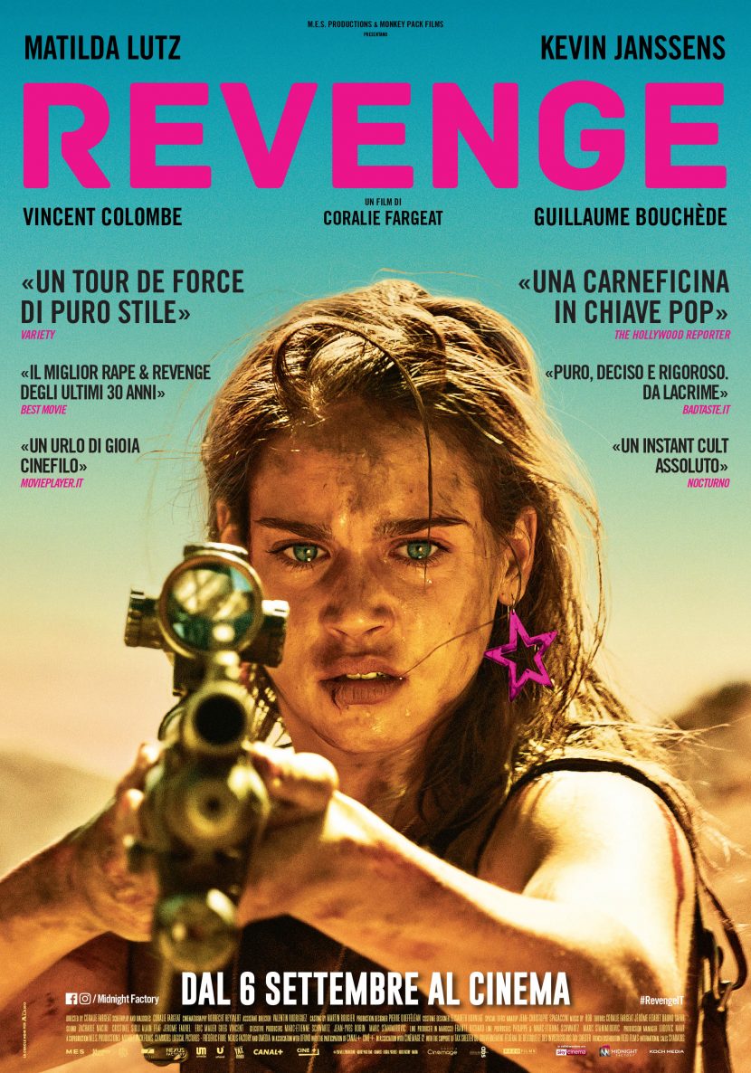 Il poster italiano del film Cielo Revenge.