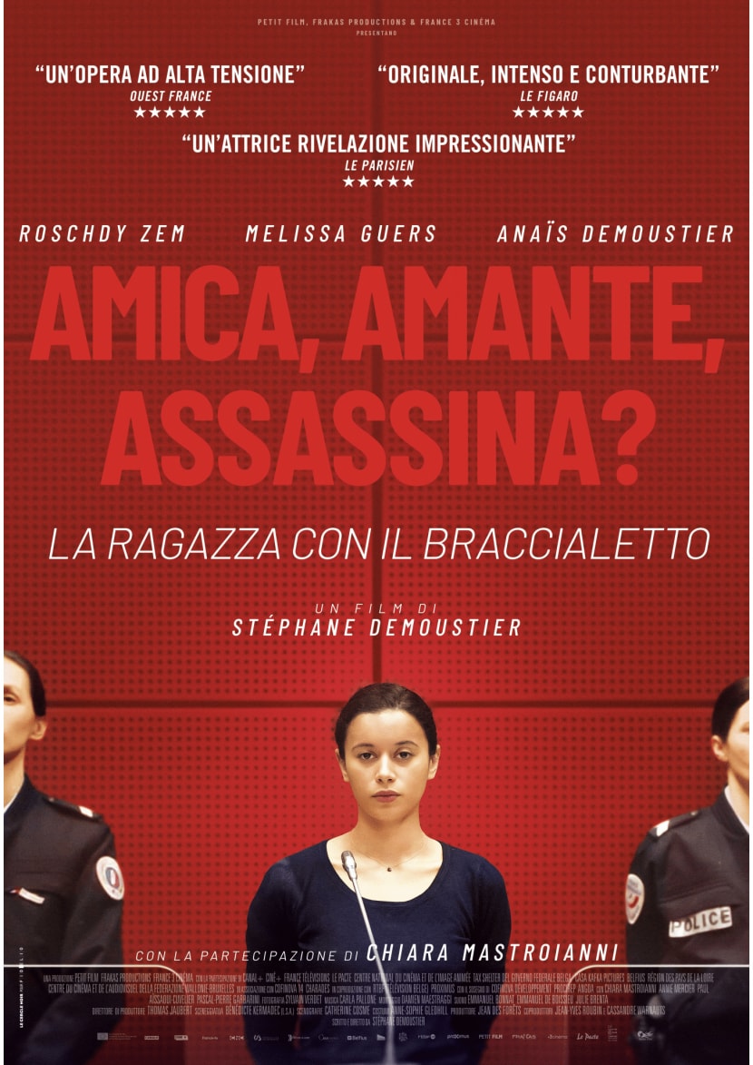 Il poster del film di Rai 3 La ragazza con il braccialetto.