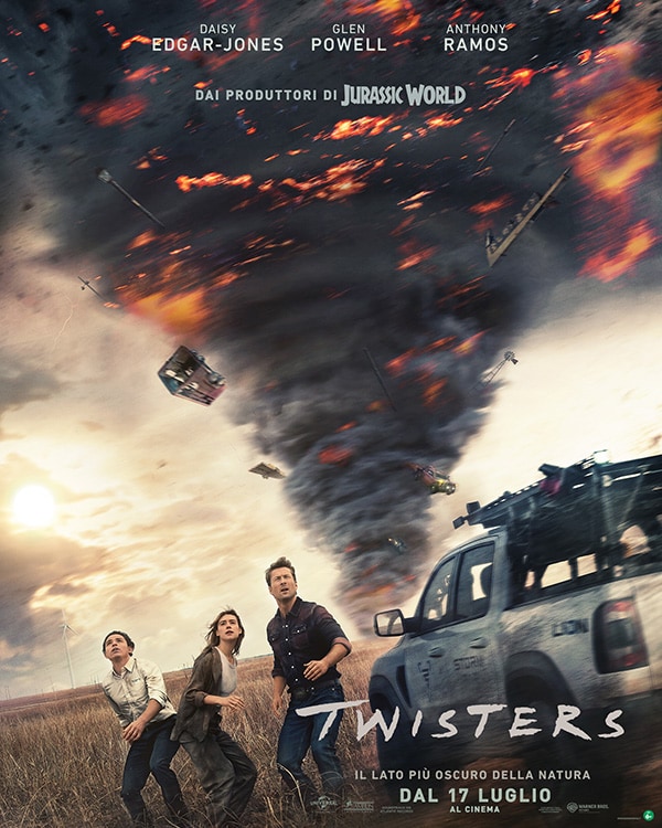 Il poster italiano del film Twisters.