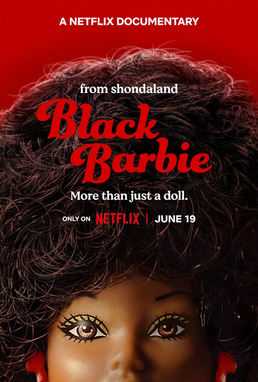 Il poster del documentario Netflix Black Barbie.