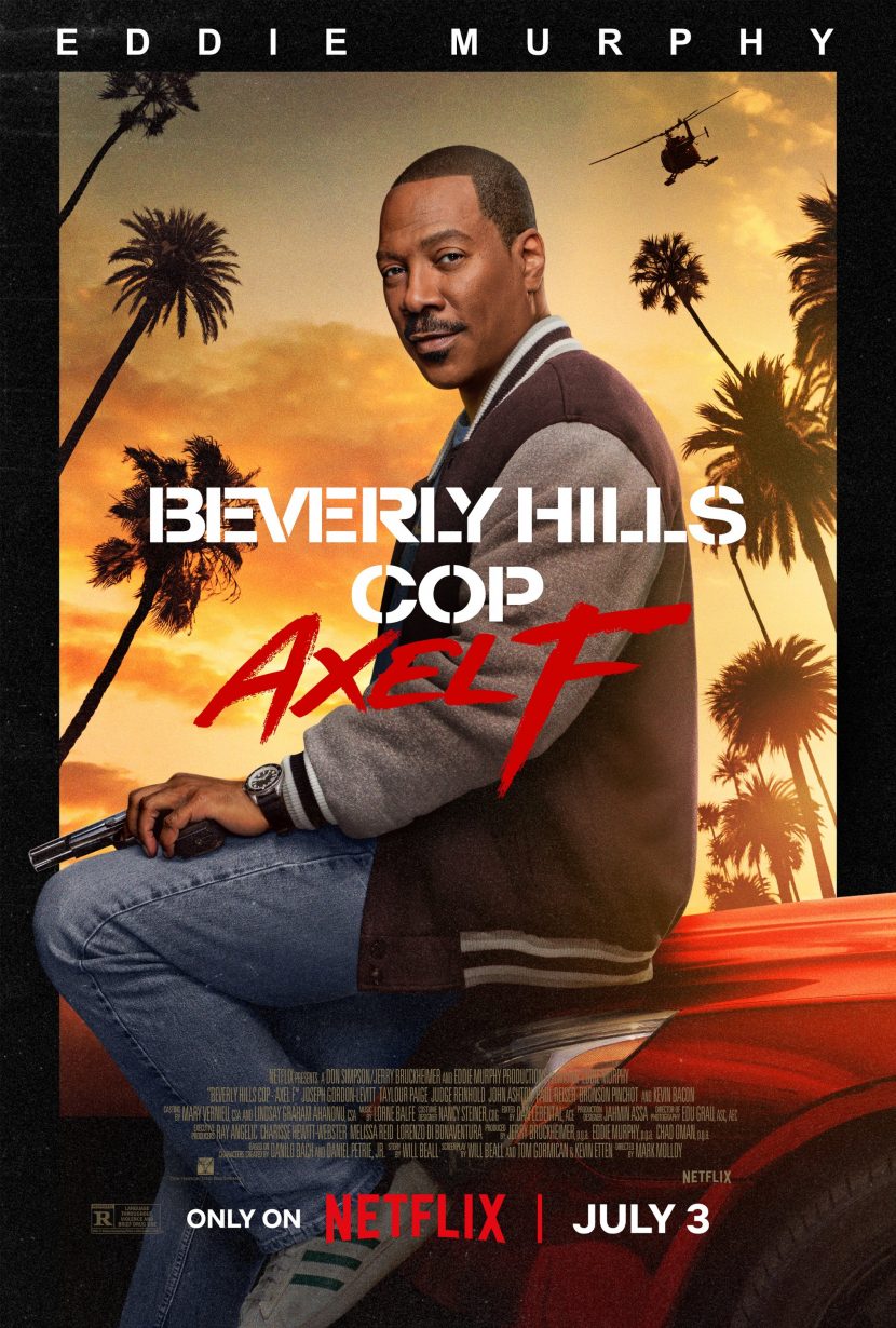 Il poster del film Netflix Un piedipiatti a Beverly Hills: Axel F.