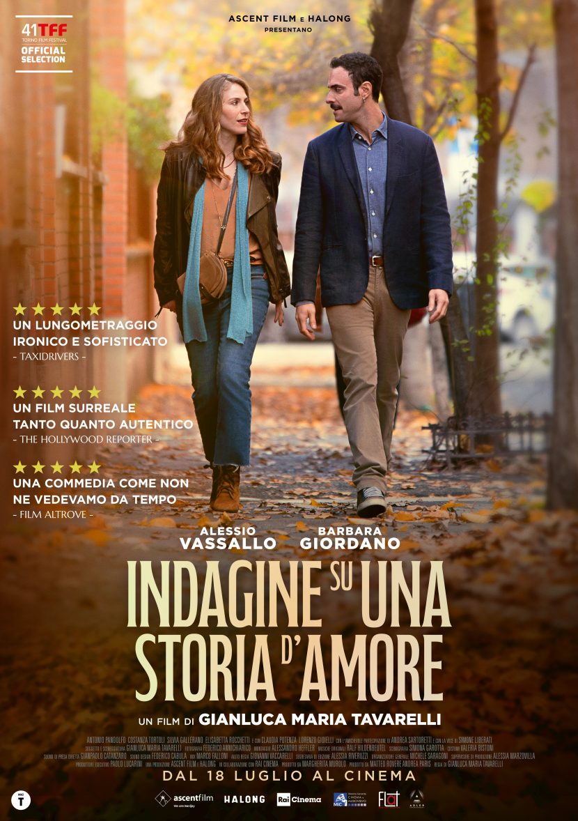 Il poster del film Indagine su una storia d'amore.