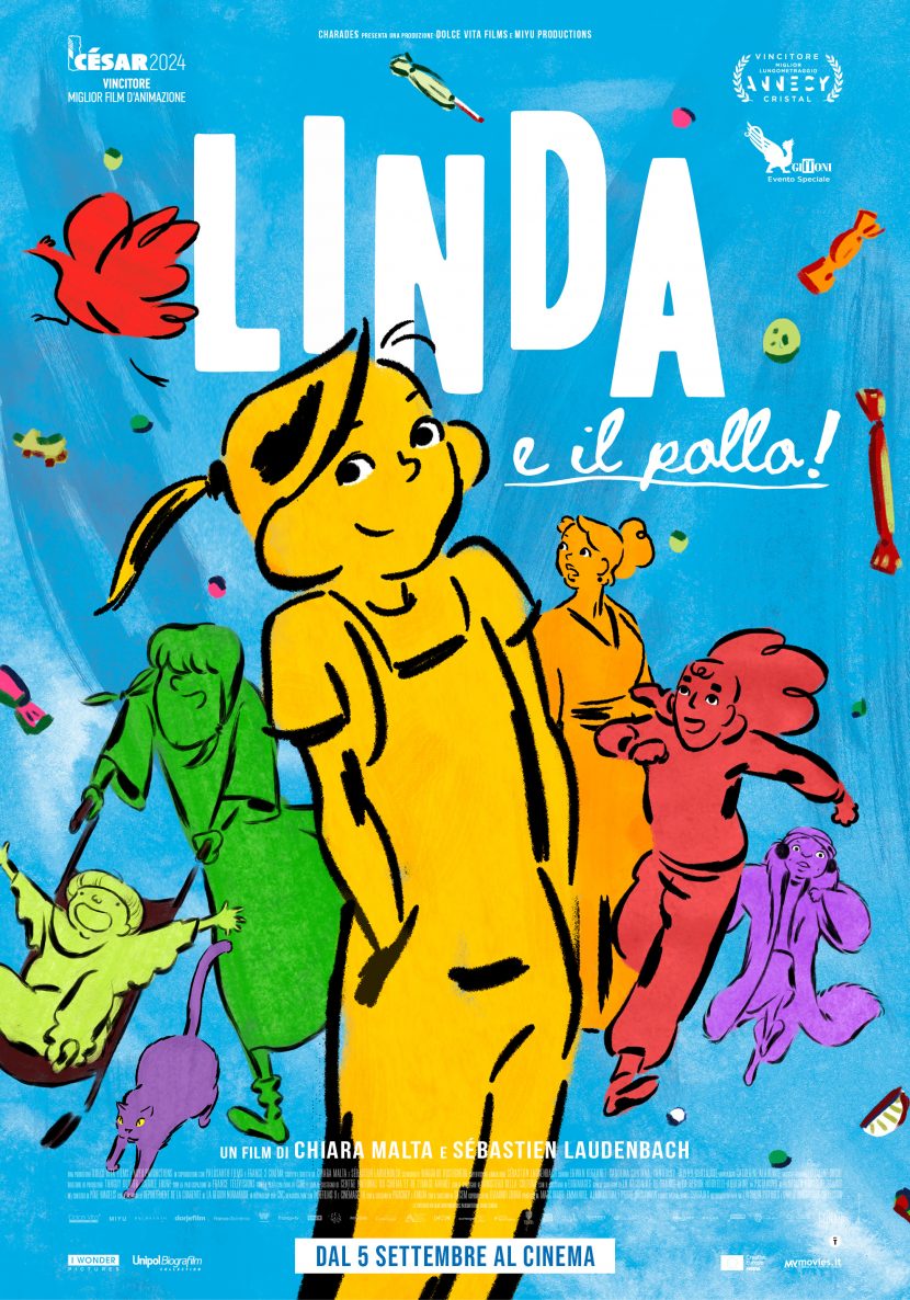 Il poster del film Linda e il pollo.