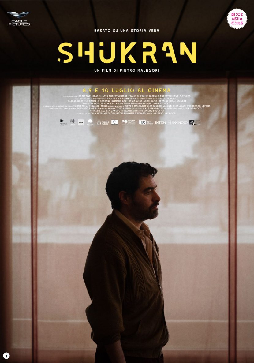 Il poster del film Shukran.