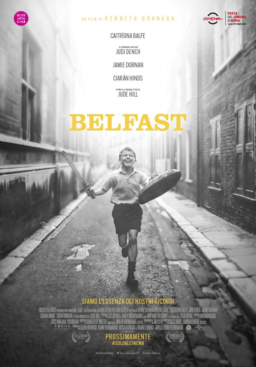 Il poster del film Belfast.