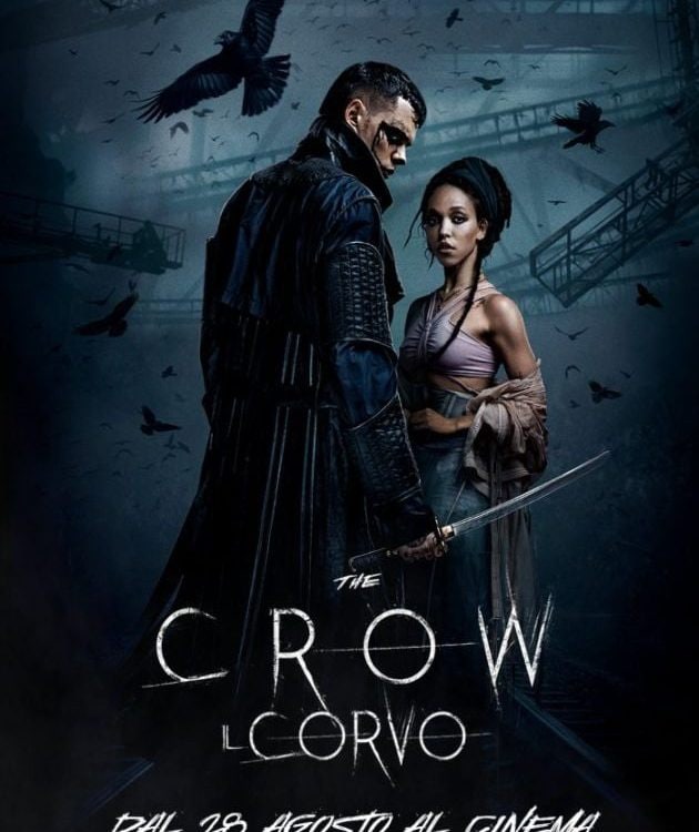 Il poster italiano del film The Crow - Il corvo.