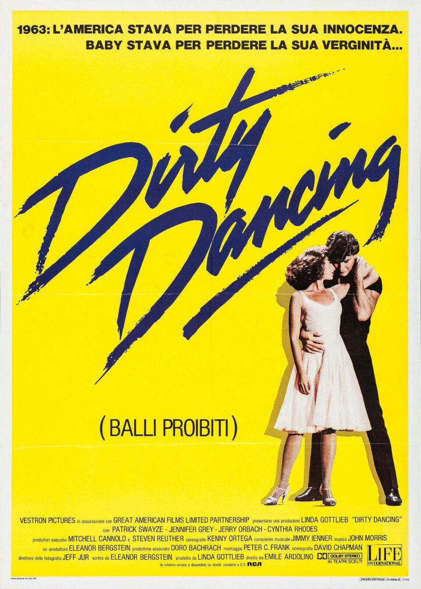 Il poster italiano del film Dirty Dancing.