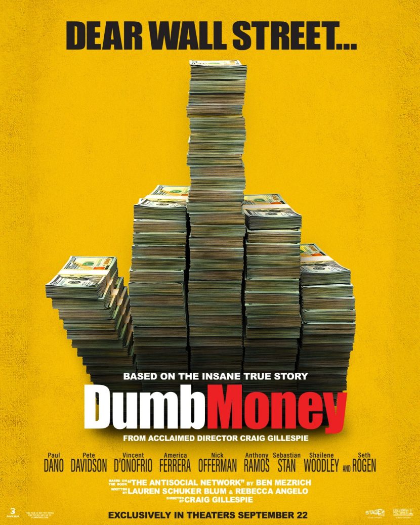 Il poster originale del film Prime Video Dumb Money.