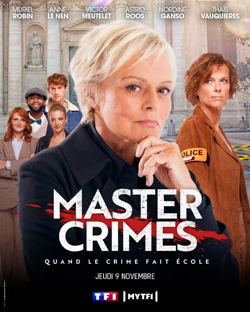 Il poster della serie tv di Rai 1 Master Crimes.