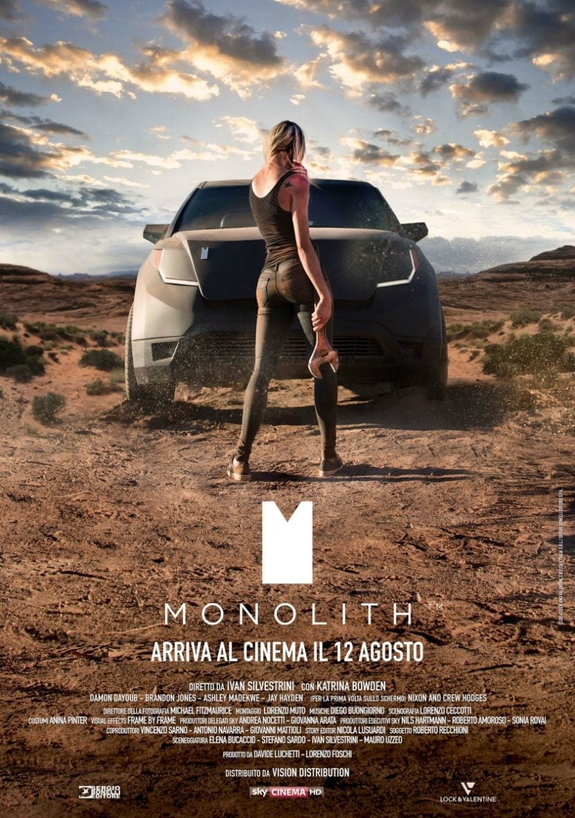 Il poster del film Cielo Monolith.