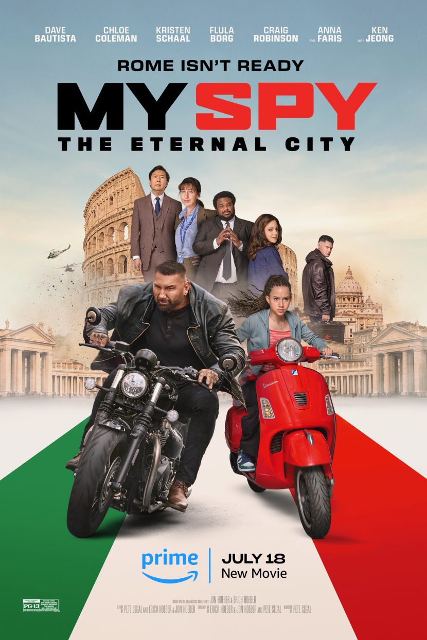 Il poster del film Prime Video My Spy - La città eterna.