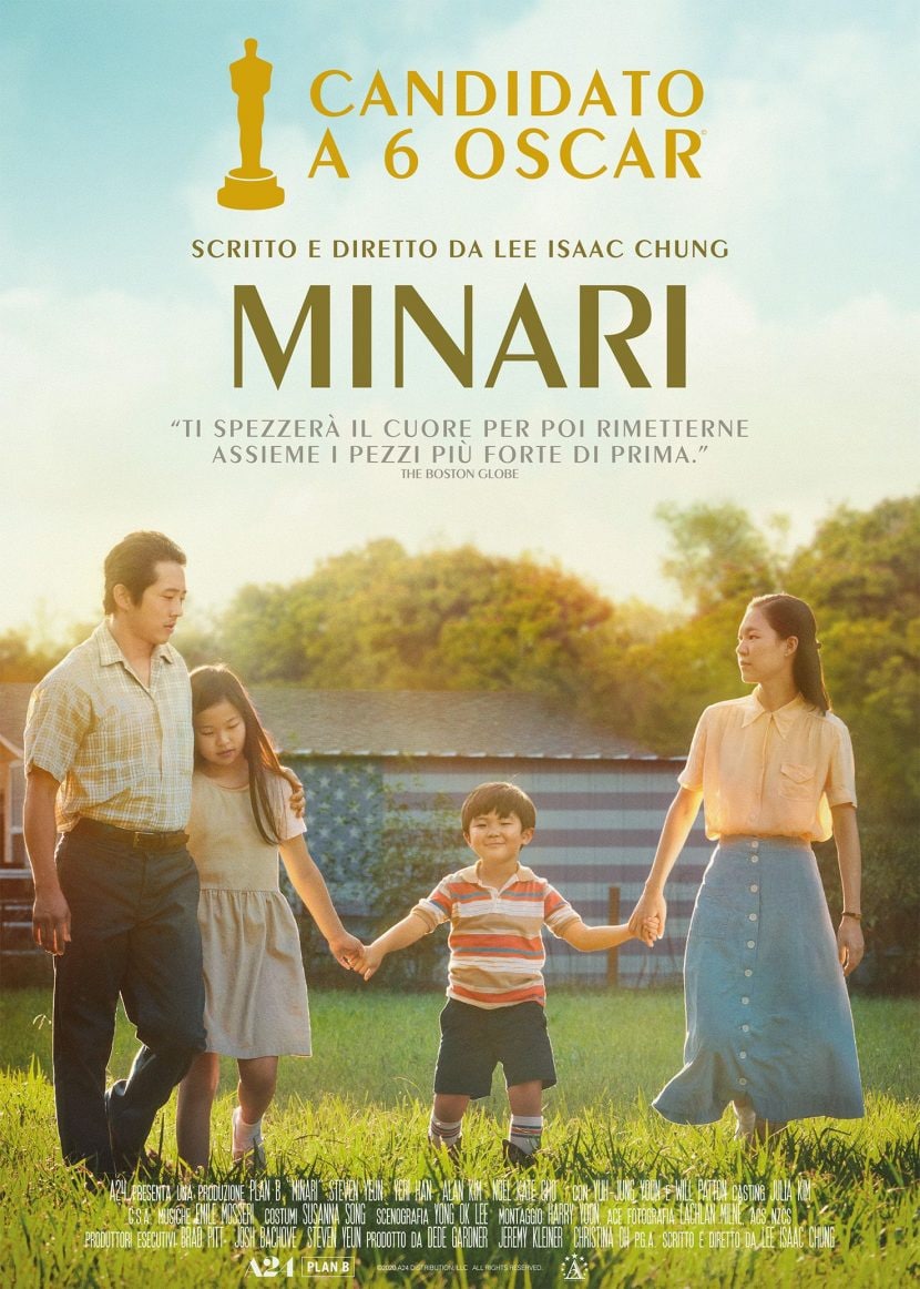 Il poster di Minari, il film di Rai Movie.