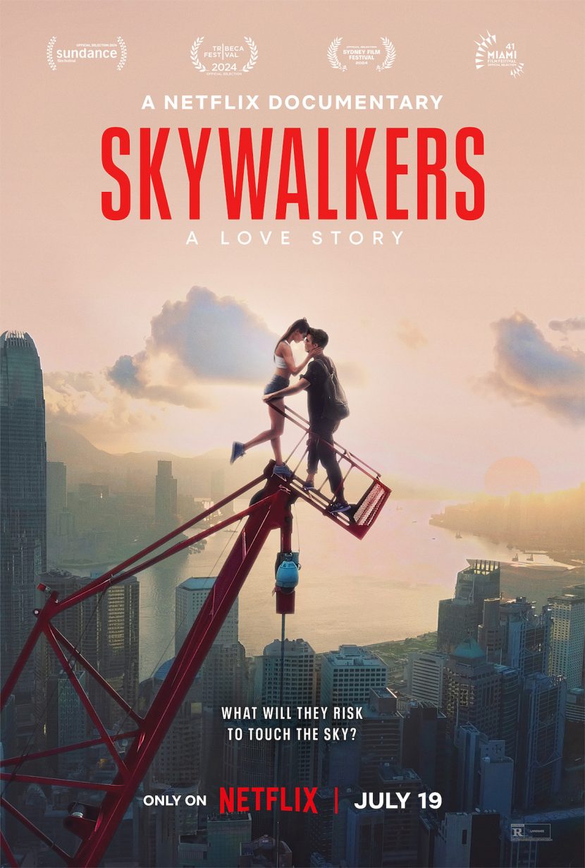 Il poster del film Netflix Skywalkers: Una storia d'amore.