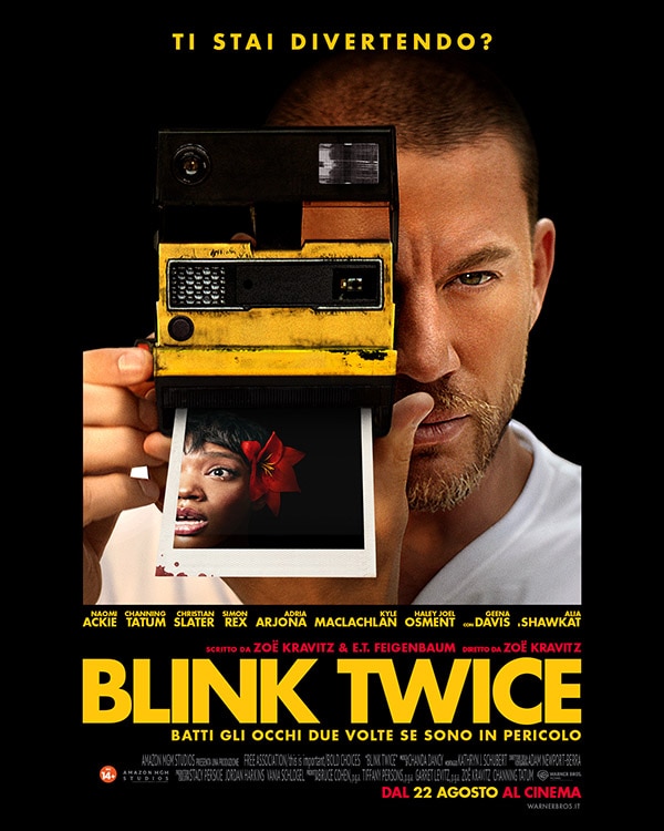 Il poster del film Blink Twice.