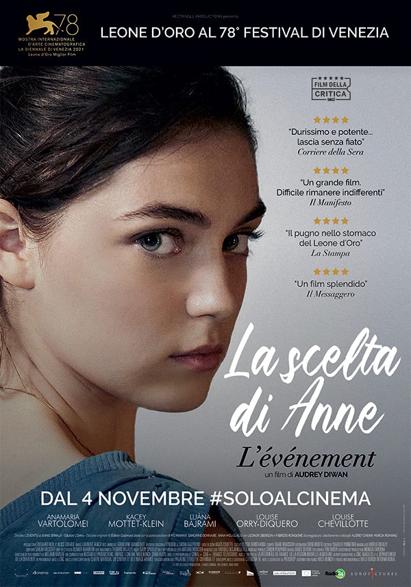 Il poster del film La scelta di Anne.