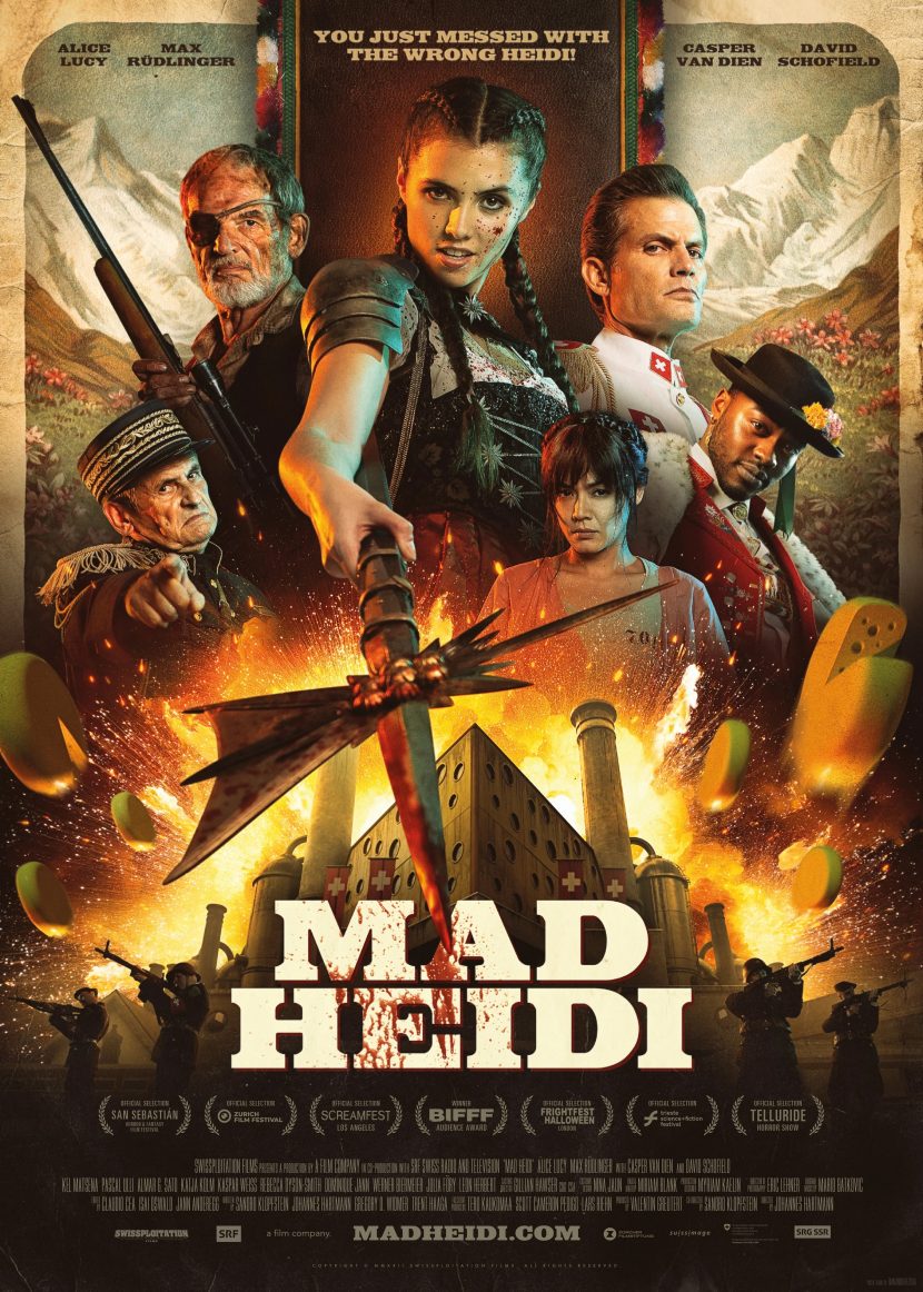 Il poster del film Mad Heidi.